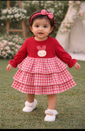 Red Multi-Layer Party Dress