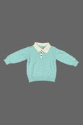 Light Blue Woolen Sweatshirt