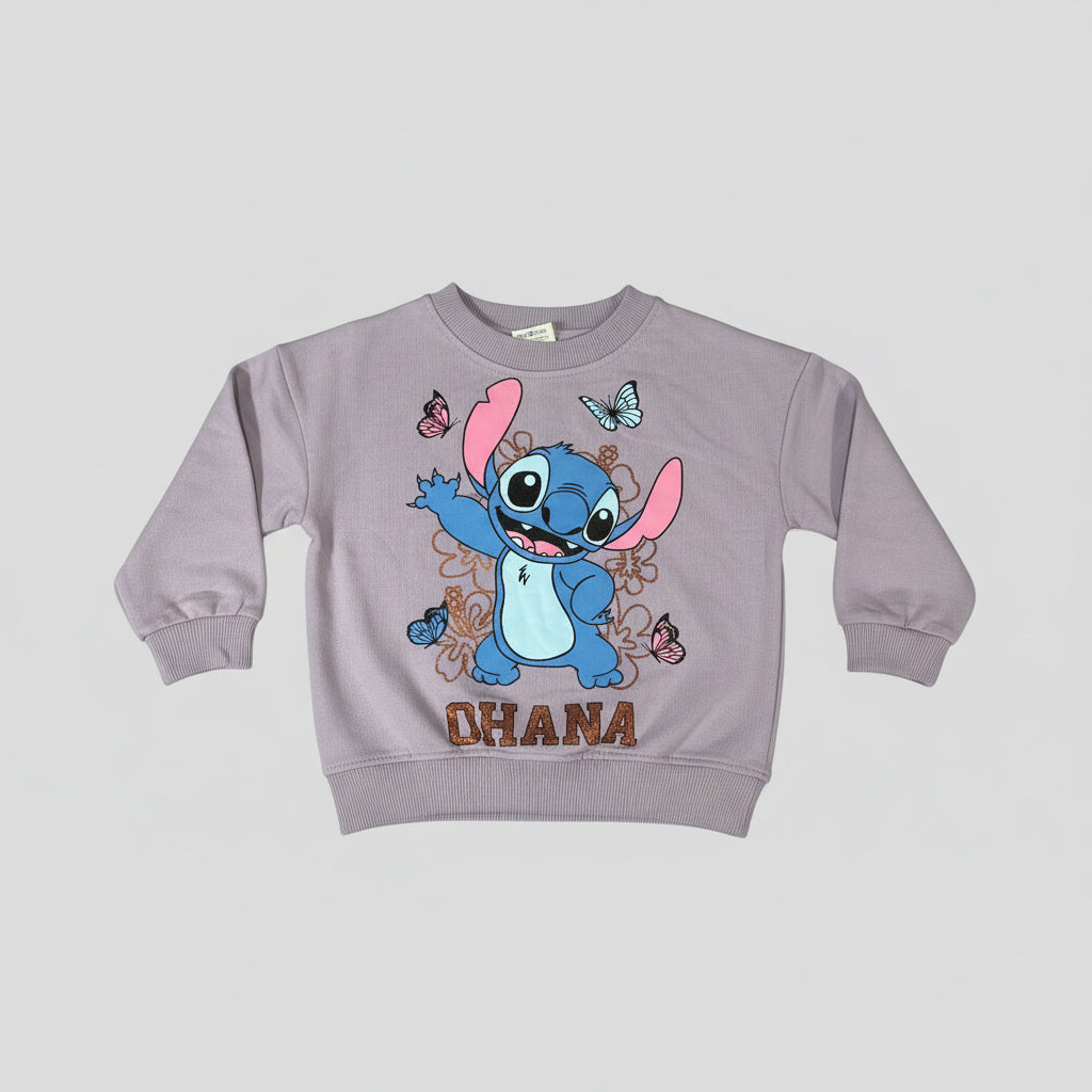 Purple Character Theme Sweatshirt