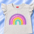 Grey Rainbow Themed T-Shirt