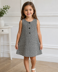 Black Checkered Tunic/ Frock