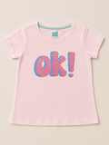 Pink T-Shirt with Letters