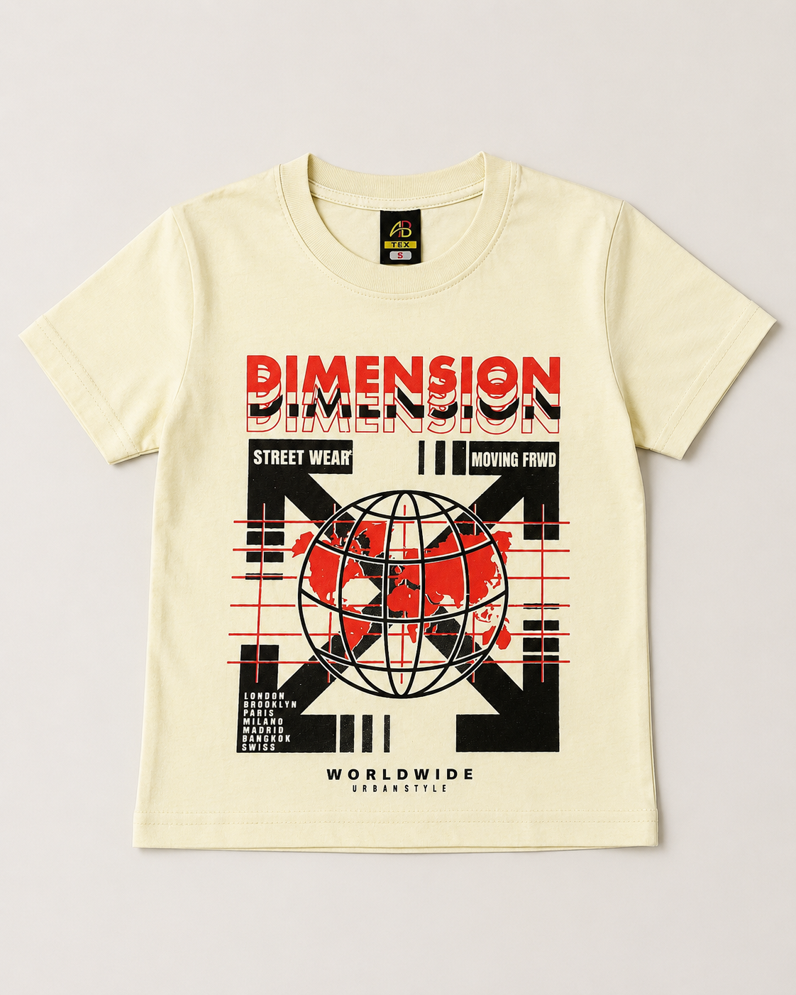 Beige printed T-Shirt