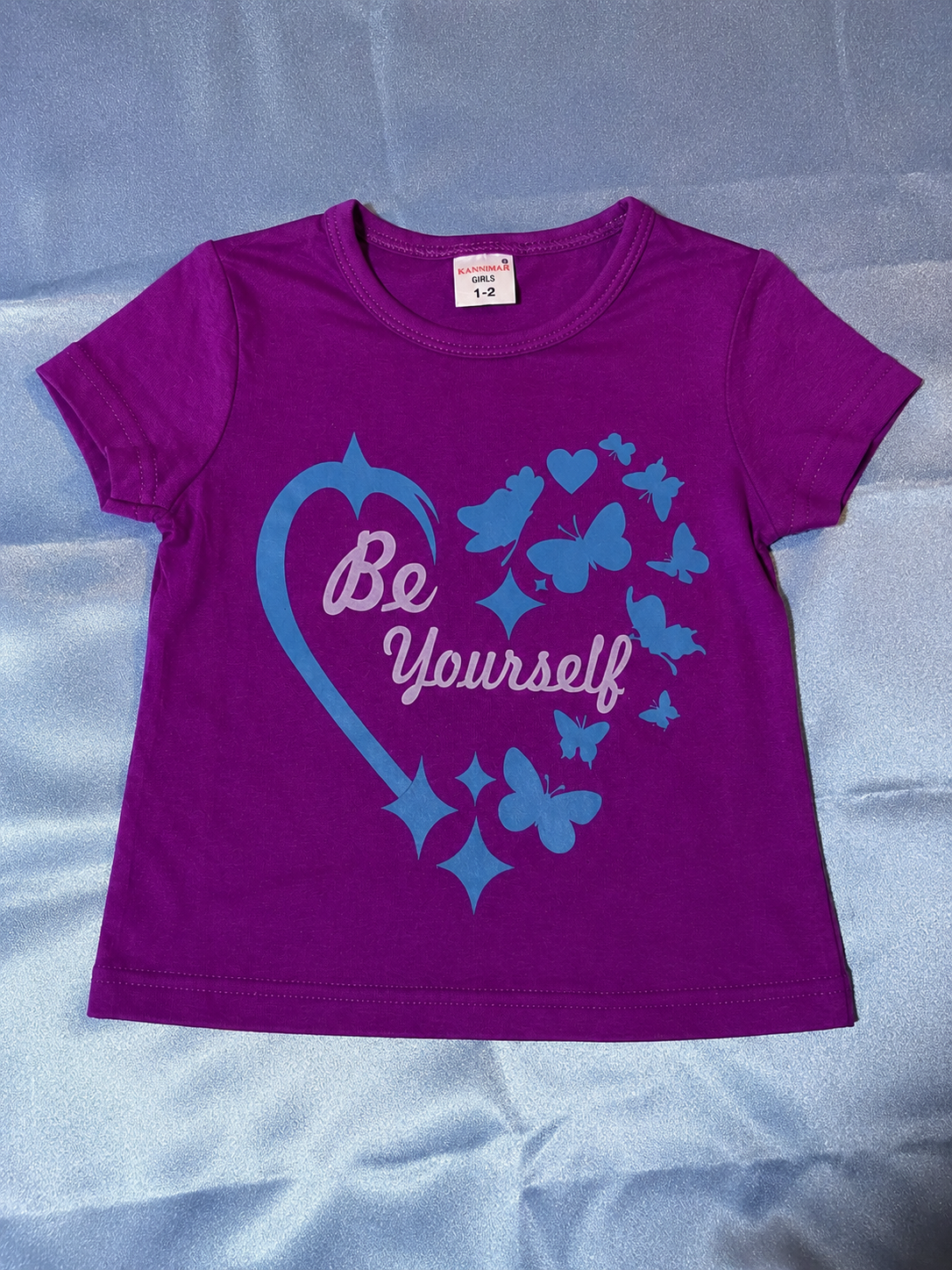 Purple printed T-Shirt