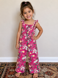 Pink Floral Jumpsuit