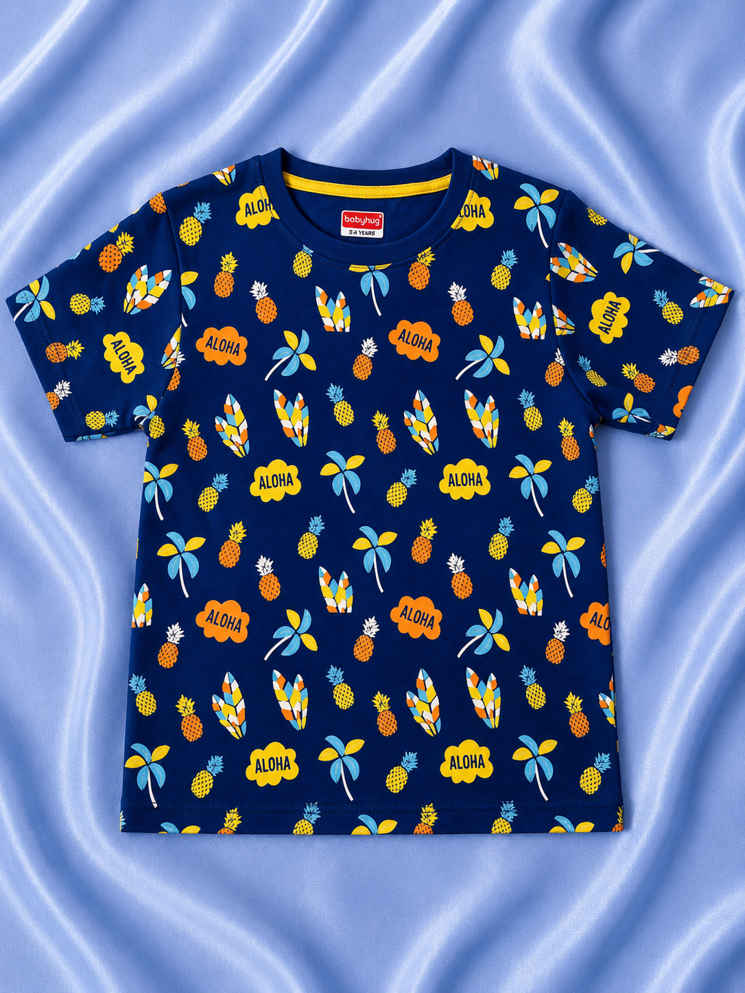 Blue Printed T-Shirt